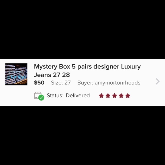 5 ⭐️ Mystery Box 5 pairs designer Jeans 26 only - Picture 6 of 7